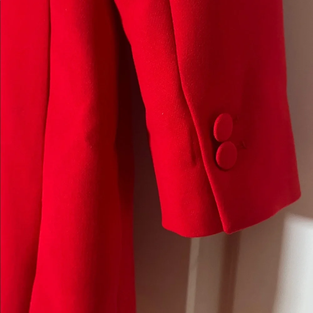 Zara Bold Scarlet Blazer - Picture 5 of 5